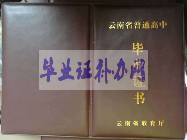 云南省高中畢業(yè)證圖片模板（高清樣本下載）